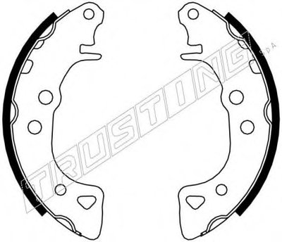 Комплект тормозных колодок REPARATION KIT TRUSTING купить