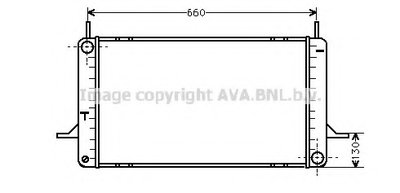 Радиатор, охлаждение двигателя AVA QUALITY COOLING купить