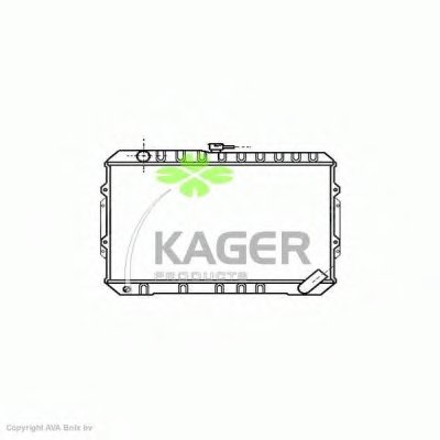 Радиатор, охлаждение двигателя KAGER купить