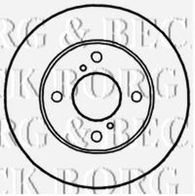 Тормозной диск BORG & BECK купить