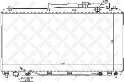 Радиатор, охлаждение двигателя STELLOX купить