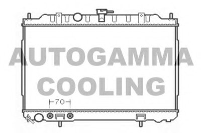 Радиатор, охлаждение двигателя AUTOGAMMA купить