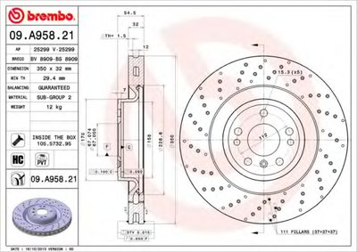 Тормозной диск COATED DISC LINE BREMBO купить