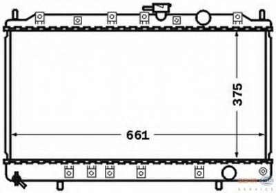 Радиатор, охлаждение двигателя BEHR HELLA SERVICE HELLA купить