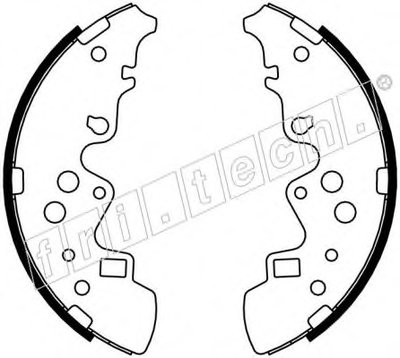 Комплект тормозных колодок fri.tech. купить