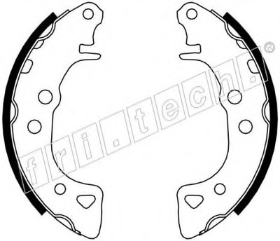 Комплект тормозных колодок REPARATION KIT fri.tech. купить