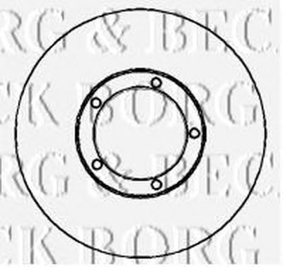 Тормозной диск BORG & BECK купить