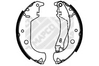 Комплект тормозных колодок MAPCO купить