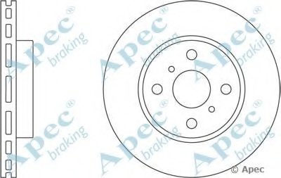 Тормозной диск APEC braking купить