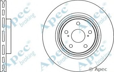 Тормозной диск APEC braking