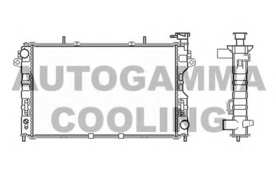 Радиатор, охлаждение двигателя AUTOGAMMA купить