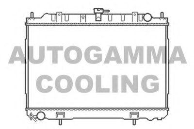 Радиатор, охлаждение двигателя AUTOGAMMA купить