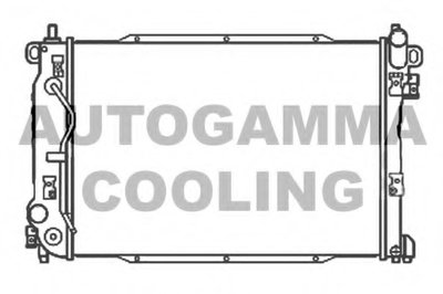 Радиатор, охлаждение двигателя AUTOGAMMA купить