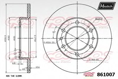 Тормозной диск R+ (Regular Plus) MAXTECH купить