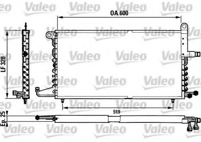 Конденсатор, кондиционер VALEO купить