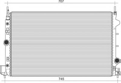 Радиатор, охлаждение двигателя MAGNETI MARELLI купить