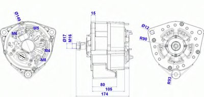 Генератор Brand New DELCO REMY (Heavy Duty) DELCO REMY купить