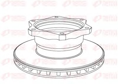 Тормозной диск Heavy Duty Brake Disc REMSA купить