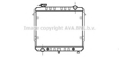 Радиатор, охлаждение двигателя AVA QUALITY COOLING купить