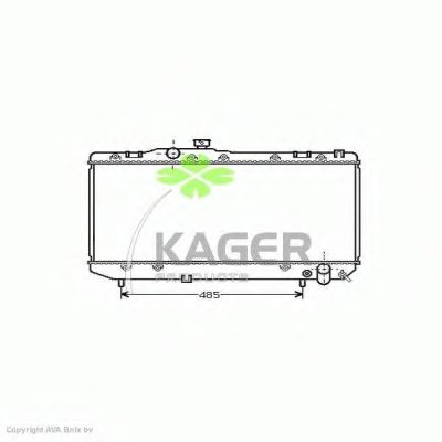 Радиатор, охлаждение двигателя KAGER купить