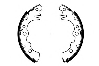 Комплект тормозных колодок; Комплект тормозных колодок, стояночная тормозная система E.T.F. купить