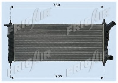 Радиатор, охлаждение двигателя FRIGAIR купить
