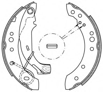 Комплект тормозных колодок ADVANCE OPEN PARTS купить