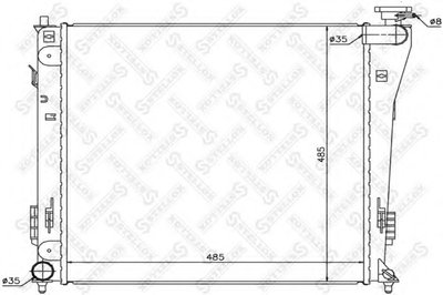 Радиатор, охлаждение двигателя STELLOX купить