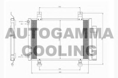 Конденсатор, кондиционер AUTOGAMMA купить