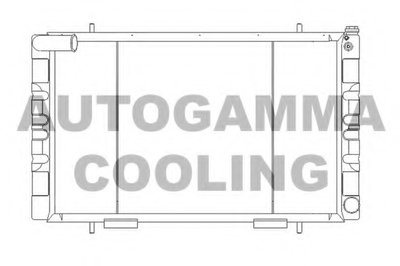 Радиатор, охлаждение двигателя AUTOGAMMA купить