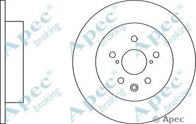 Тормозной диск APEC braking