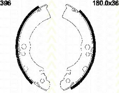 Комплект тормозных колодок TRISCAN купить