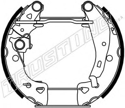 Комплект тормозных колодок FAST KIT TRUSTING купить