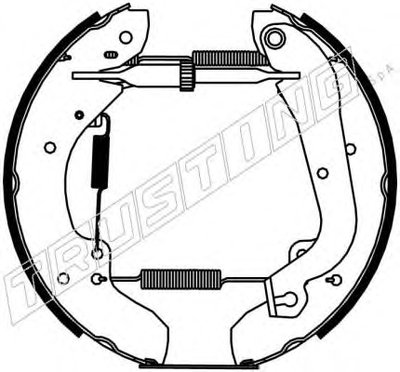 Комплект тормозных колодок FAST KIT TRUSTING купить