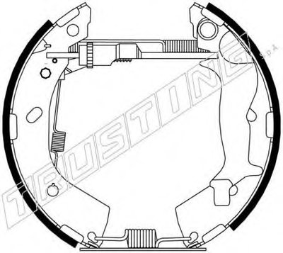 Комплект тормозных колодок FAST KIT TRUSTING купить