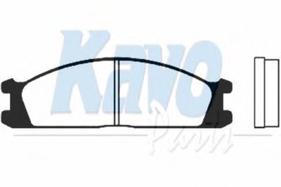Комплект тормозных колодок, дисковый тормоз MK KASHIYAMA KAVO PARTS