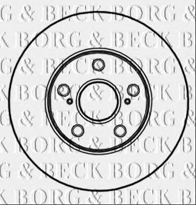 Тормозной диск BORG & BECK купить