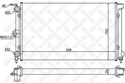 Радиатор, охлаждение двигателя STELLOX купить