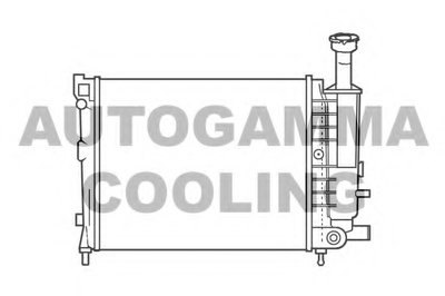 Радиатор, охлаждение двигателя AUTOGAMMA купить