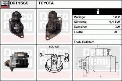 Стартер Remanufactured REMY (Light Duty) DELCO REMY купить