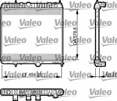 Радиатор, охлаждение двигателя VALEO купить