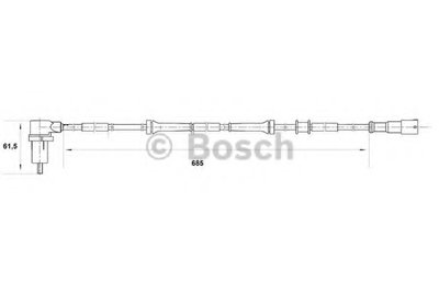 Датчик, частота вращения колеса BOSCH