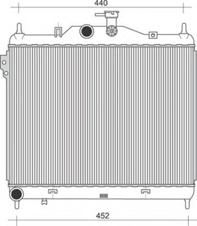 Радиатор, охлаждение двигателя MAGNETI MARELLI купить