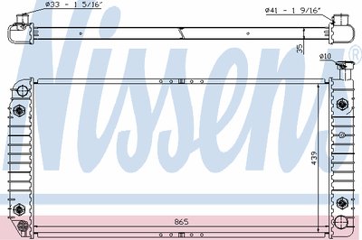 Радиатор, охлаждение двигателя NISSENS купить