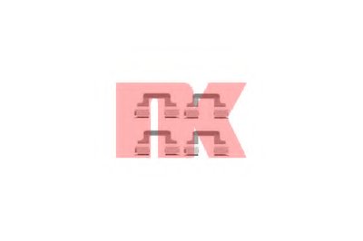Комплектующие, колодки дискового тормоза NK