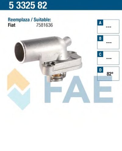 Термостат, охлаждающая жидкость FAE купить