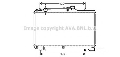 Радиатор, охлаждение двигателя AVA QUALITY COOLING купить