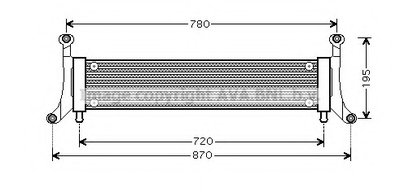 Радиатор, охлаждение двигателя AVA QUALITY COOLING купить