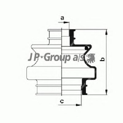 Комплект пылника, приводной вал QH JP GROUP