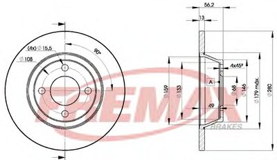 Тормозной диск Premium Carbon + FREMAX купить